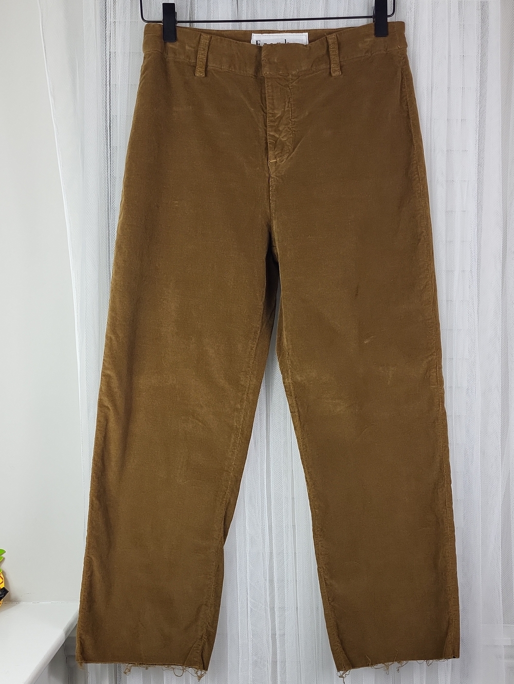 Frank & Eileen Pants Kinsale in Chestnut Brown Corduroy. Size 6 - Picture 2 of 11